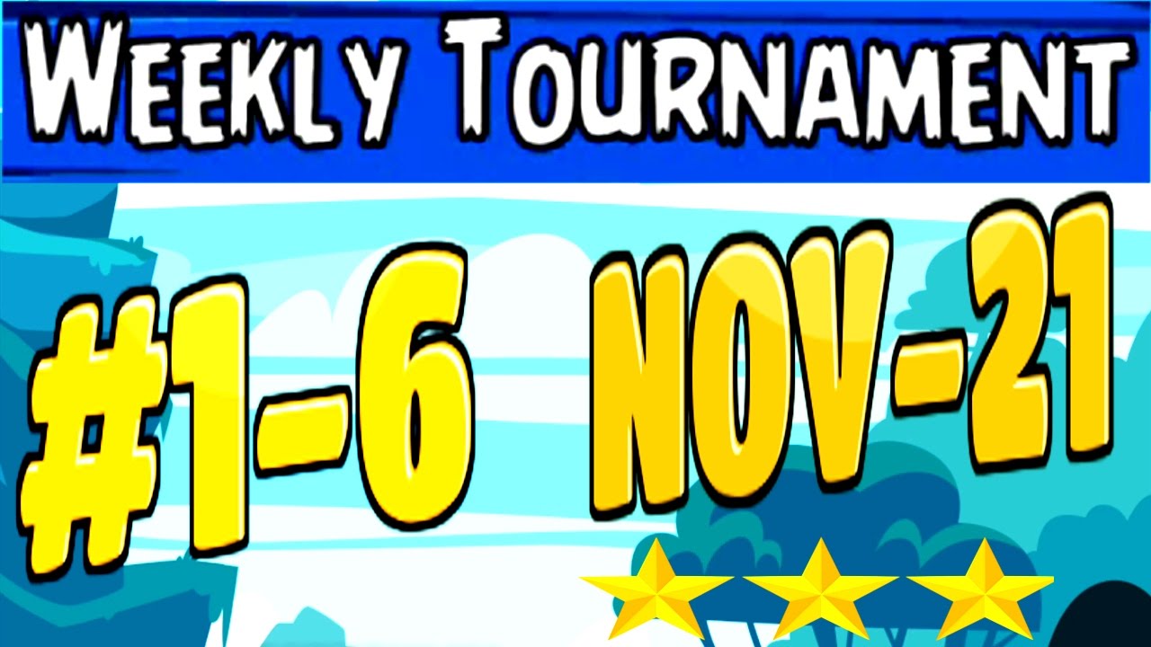Angry Birds Friends-Weekly Tournament Nov-21 All Levels {1 To 6} High Score Strategy
