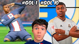 ¡CADA GOL MBAPPÉ CAMBIA DE EQUIPO!