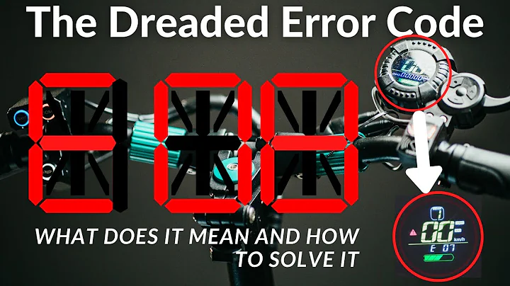 What are Error Codes on ZERO and VSETT Scooters and how to fix errors