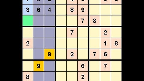 How to Solve Los Angeles Times Sudoku Expert October 18, 2022 - v2