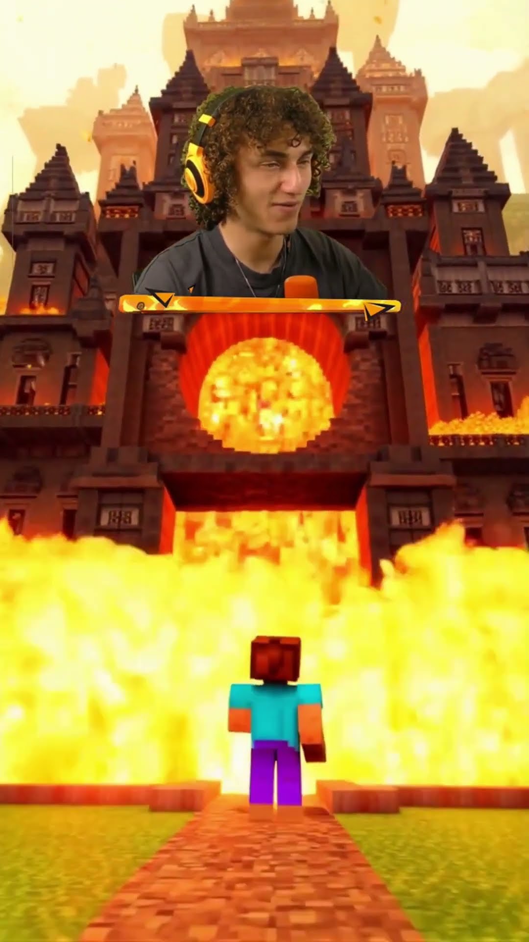 Absolutely INSANE Lava Castle in Minecraft!