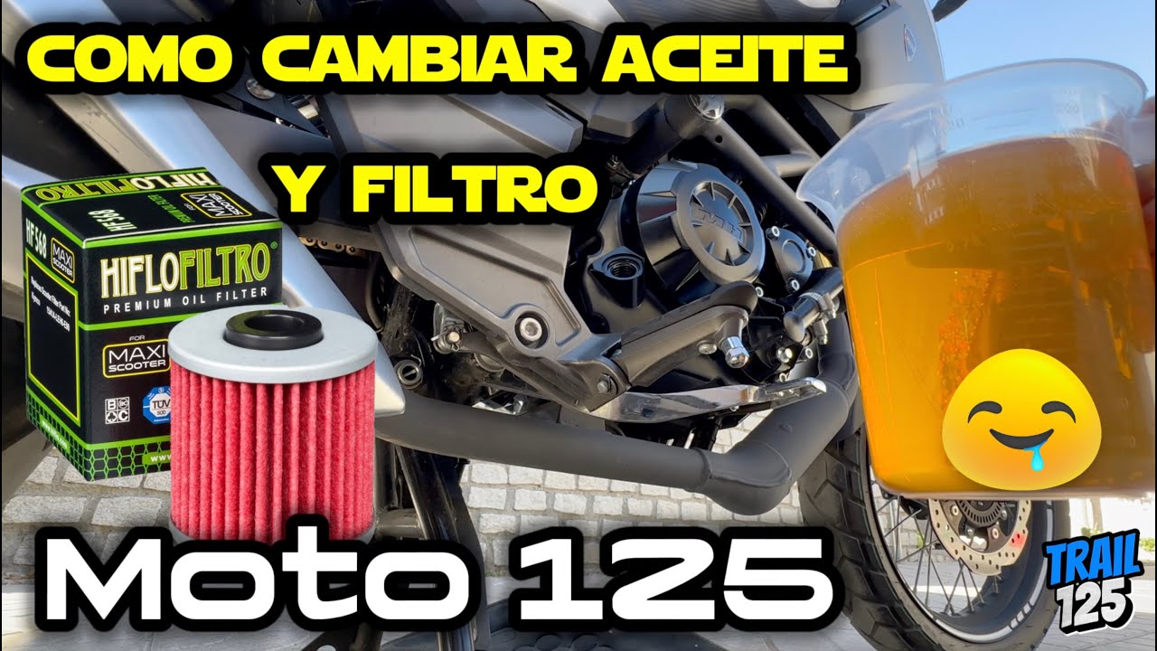 Fultroy Como Cambiar Aceite y Filtro en Moto 125 - Motor Hispania Tray 125 ...