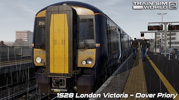 1S28 London Victoria - Dover Priory - Southeastern High Speed - Class 375 - Train Sim World 2