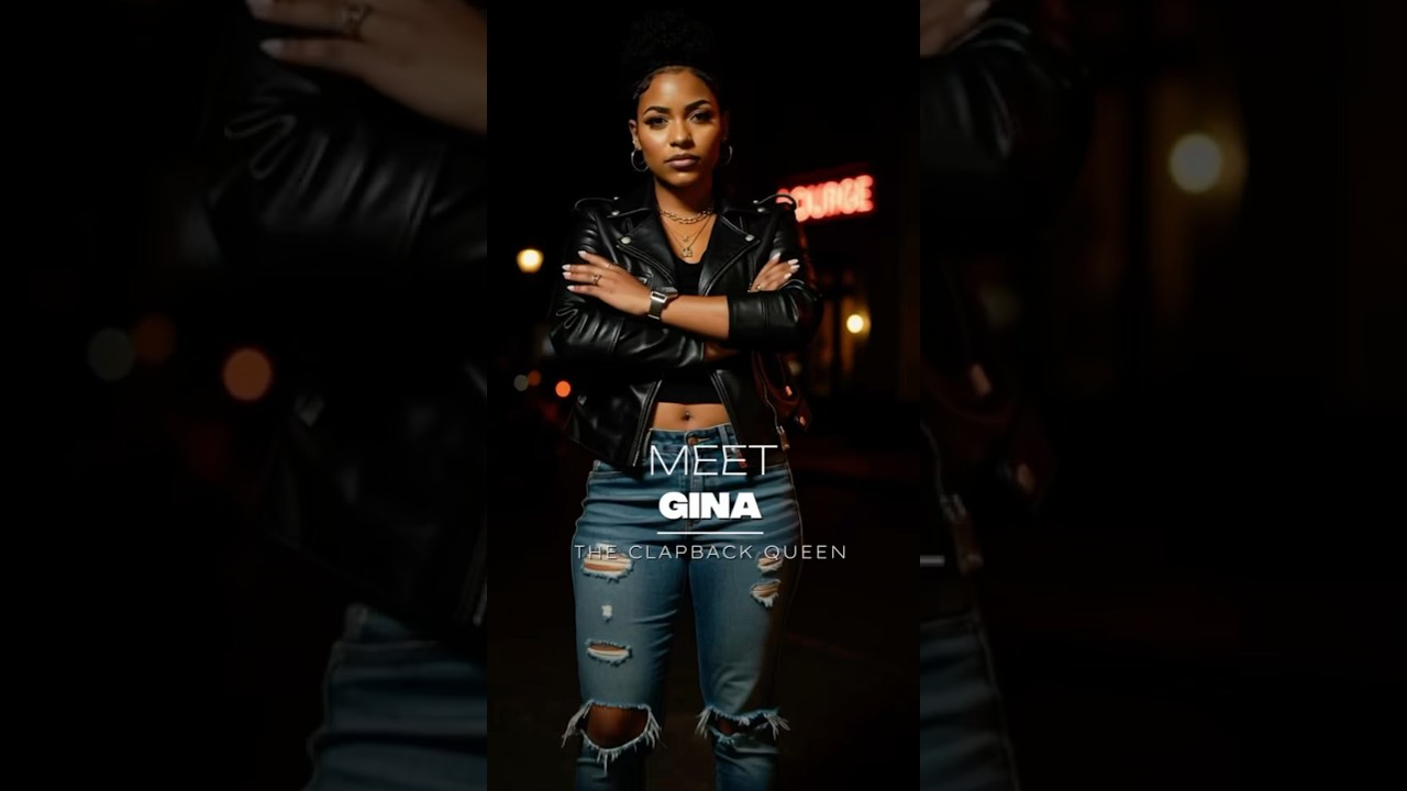 She talks AND swings. Meet Gina, the real clapback queen of LA 