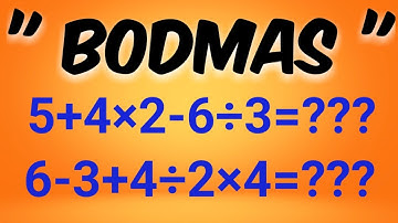 BODMAS Rule (Part 1)
