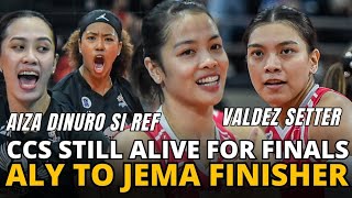 Creamline Cardiac Victory: 6-1 run in the 4th set! Alyssa SETS JEMA TINAPOS ang LARO! BUHAY PA!