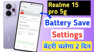Realme 15 Pro 5G Me Background Battery Drain Kaise Band Kare | How to Save Battery in Realme 15 Pro