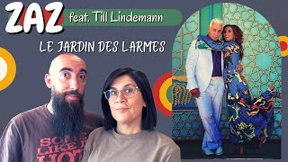 ZAZ feat. Till Lindemann - Le jardin des larmes (REACTION) with my wife