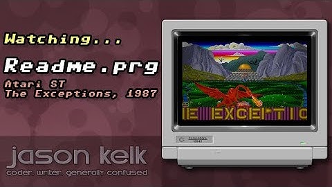 Watching Readme.prg (Atari ST)