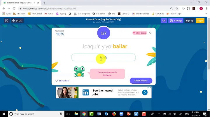 How to Use conjuguemos