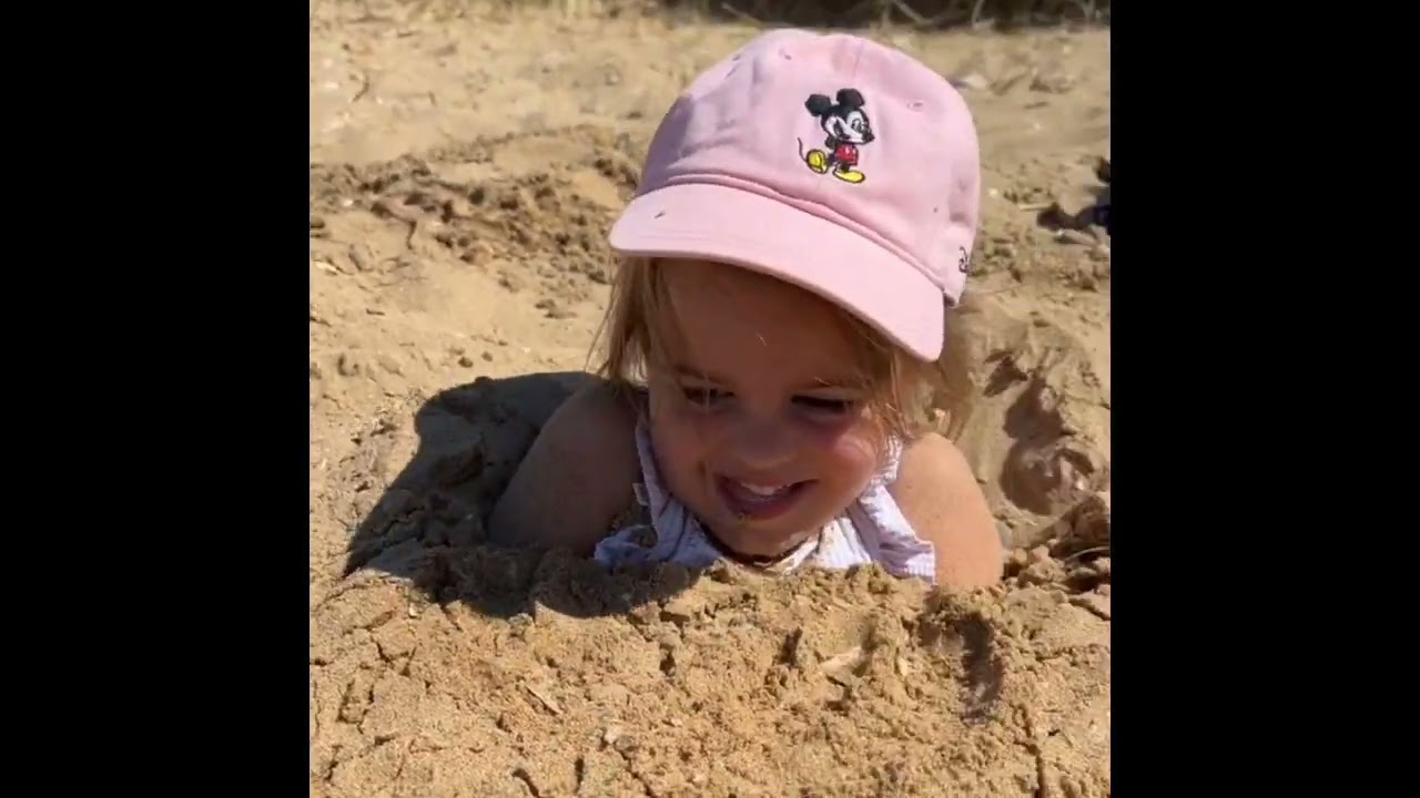 Buried in the sand