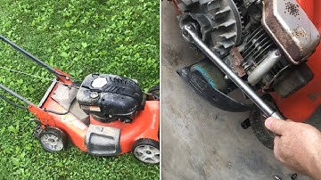 (common￼ fix) lawnmower that HIT ROCK or stump (repair shear pin)