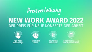 NEW WORK Award 2022 Verleihung in der Elbphilharmonie Hamburg
