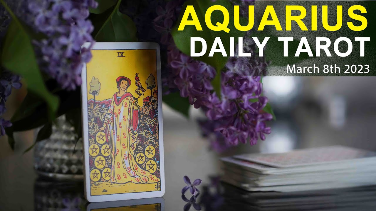 AQUARIUS DAILY TAROT READING "FIRST SIGNS OF SUCCESS AQUARIUS" March