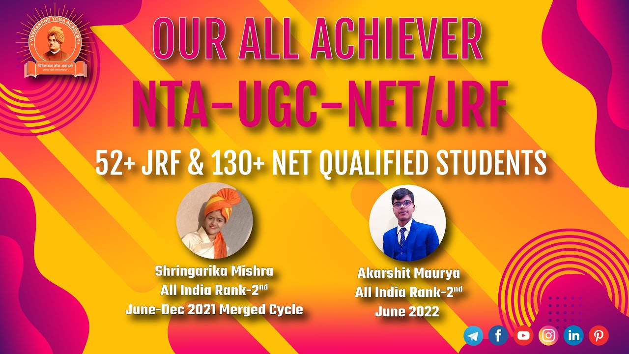 A Glimpse Of Our Successful Journey...... #success  #story #VivekanandYogaAcademy #ugc  #netjrf