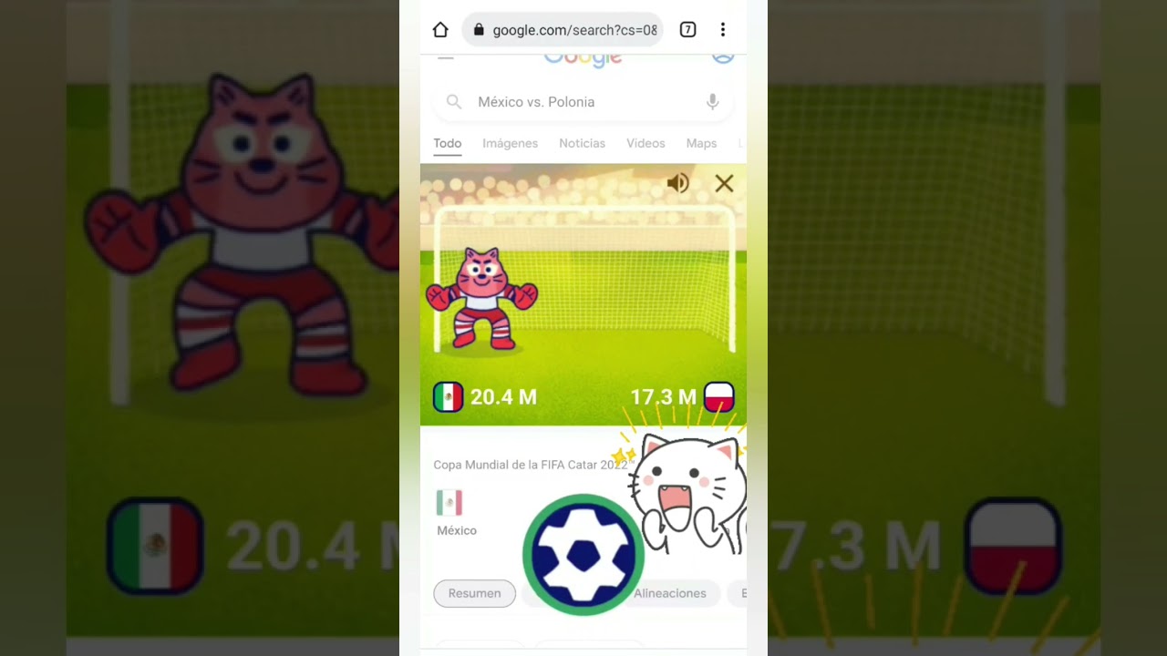 Activa el minijuego de Qatar 2022 de Google