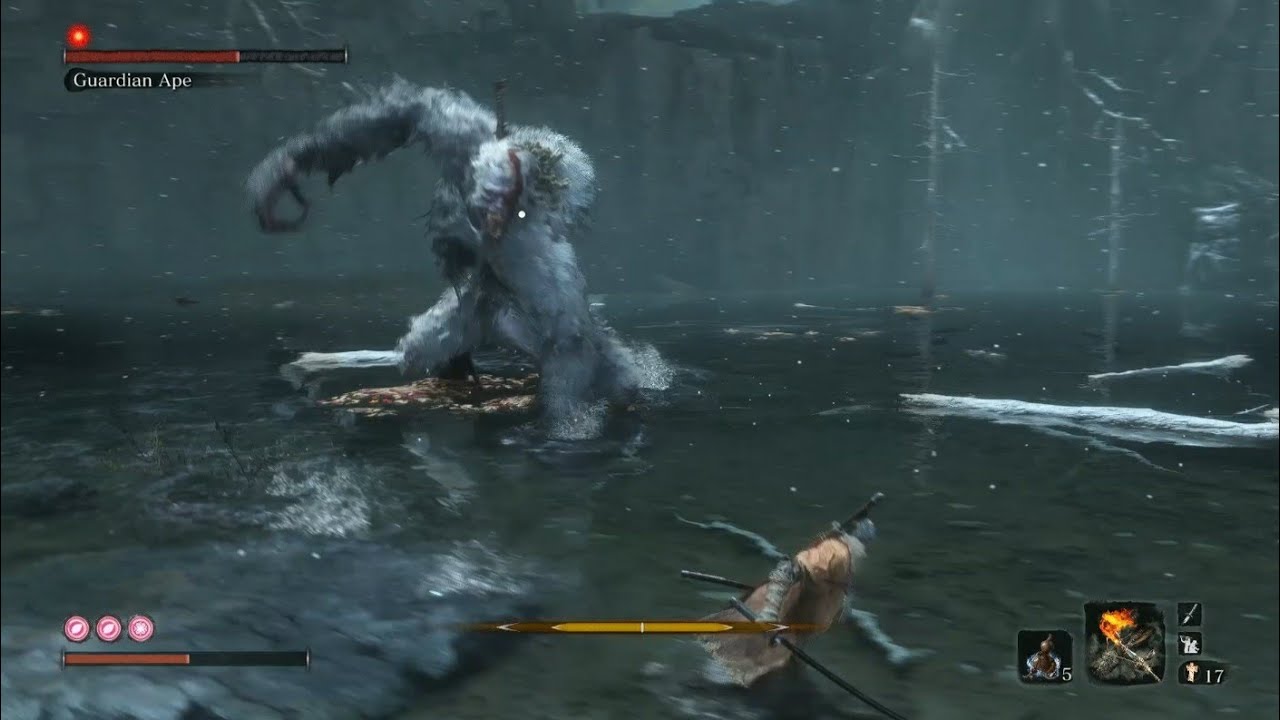 Sekiro Shadows Die Twice : Guardian Ape Boss Fight - YouTube