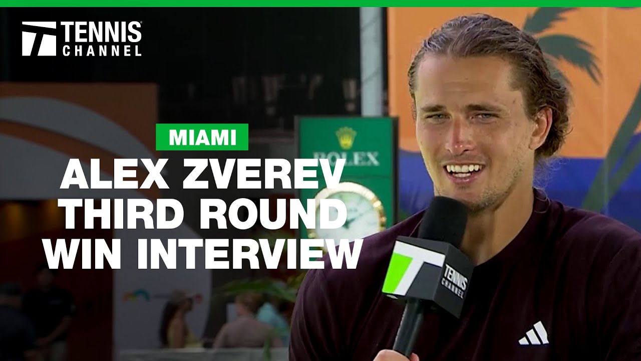 Alexander Zverev Feeling Confident About Title Hopes | 2025 Miami