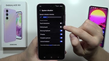 How to Turn OFF Keyboard Vibrations on Samsung Galaxy A35 5G - Keyboard Haptic Feedback