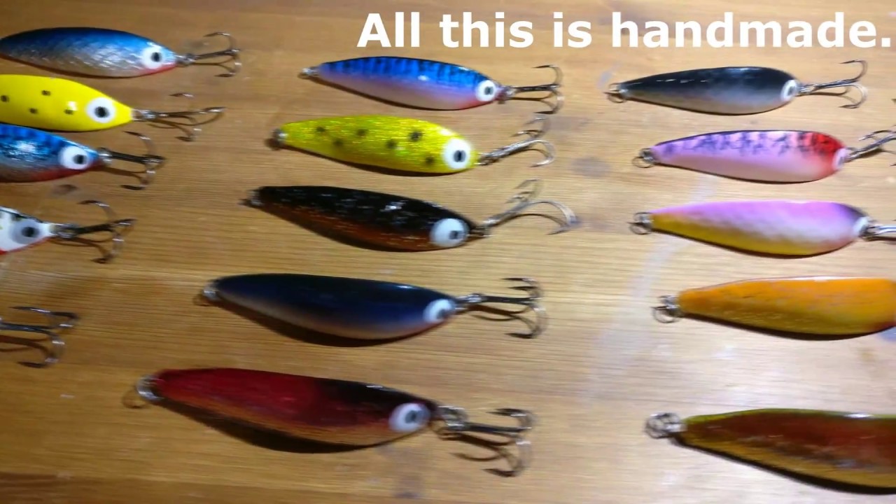 Making a fishing lure spoon 