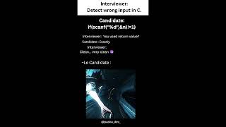 Detect Input Error Without Exceptions in C 😳 | Interview Trick