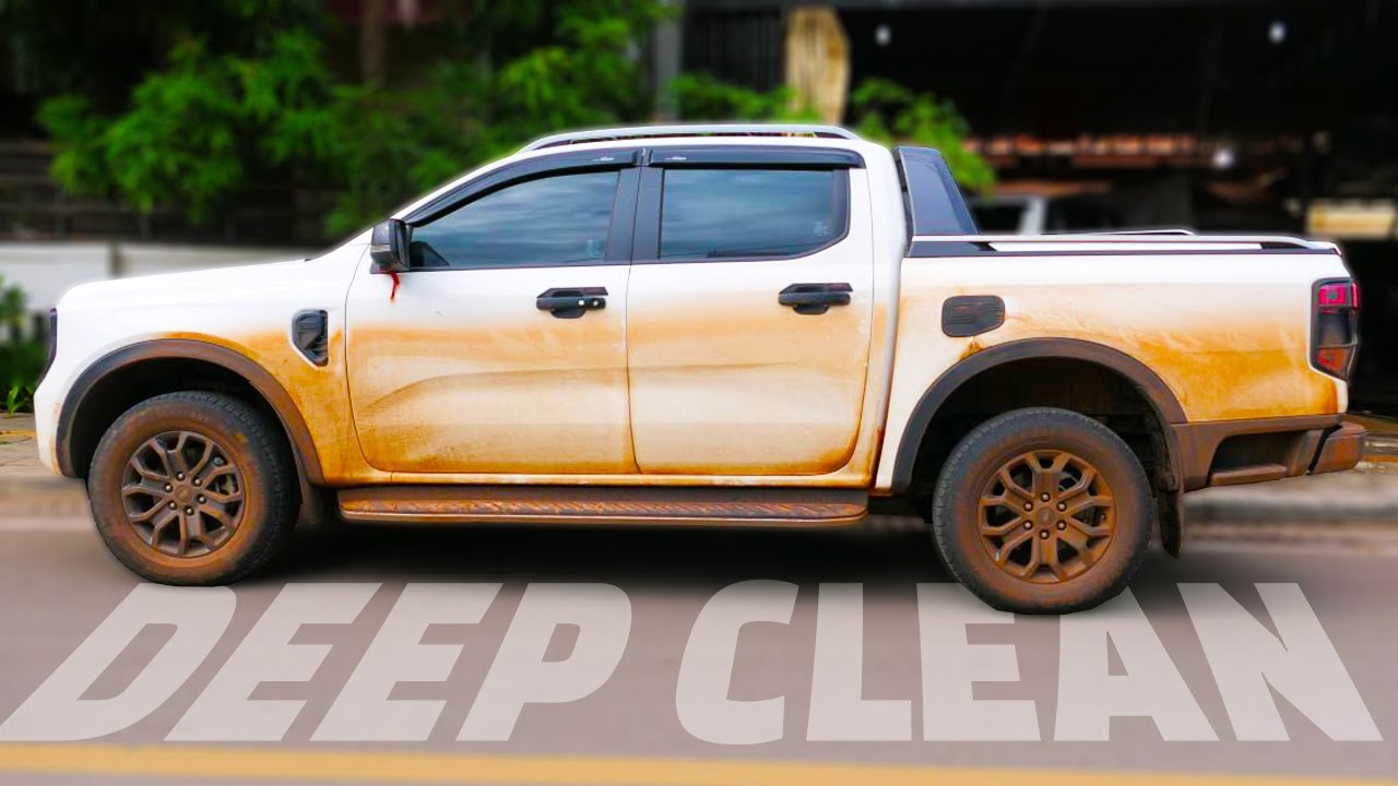 You'll Satisfy Washing Dusty Ford Ranger!!! - YouTube