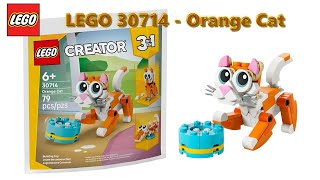 LEGO Creator 30714 Orange Cat.Speed Build.#legospeedbuild #legocity #Creator
