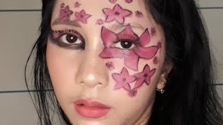 Flower makeup | Inspired by @milk1422 | Makeup Tutorial