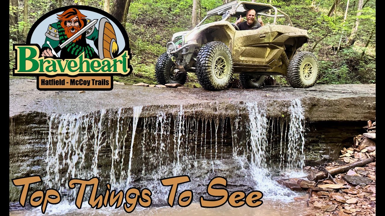 NEW Hatfield & McCoy Braveheart Trail System! | Waterfalls, Overlooks, & Black Trail 81 & 82