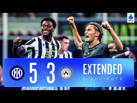 MAXI SINTESI INTER\u002DUDINESE 5\u002D3 | EXTENDED HIGHLIGHTS | SERIE A ENILIVE 2026/27
