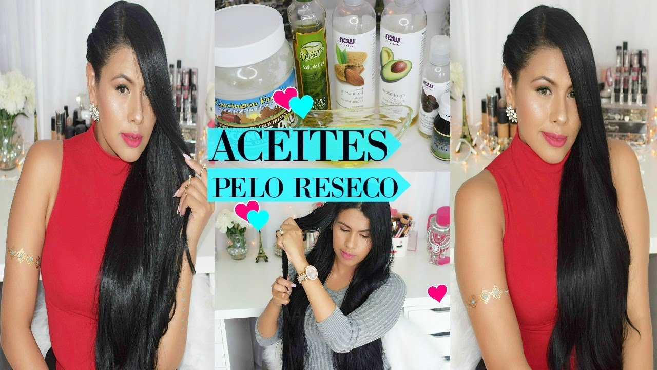 recurso peso motor Los Mejores Aceites para Cabello Seco y Dañado❤Mascarilla pelo maltratado y  reseco ❤Pelo ♡ - YouTube