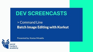 Command Line Batch Image Editing with Korkut