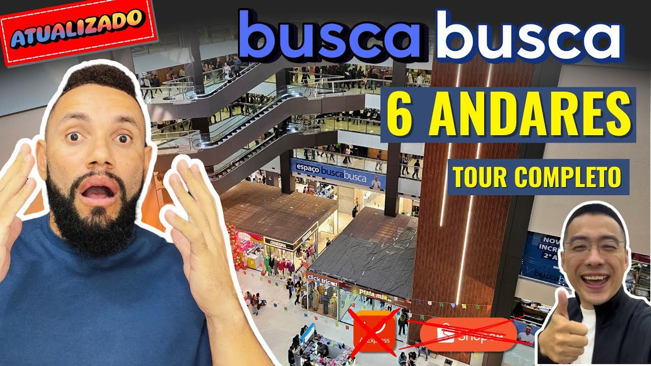 BUSCA BUSCA, 6 ANDARES DE MUITA PROMOÇÃO. MAIS BARATO QUE SHOPEE E ALIEXPRESS. ATUALIZADO.