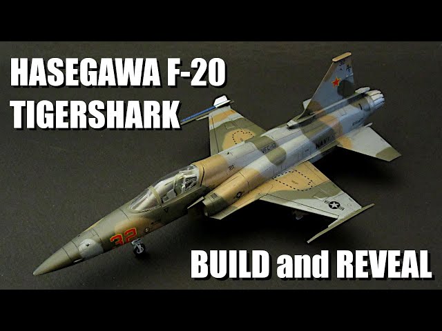 Maquette Hasegawa 1/72 F-20 Tigershark – Avion Américain, Kit à Monter Pour Modélistes