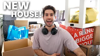 Moving into my new London Apartment (pack with me + empty house tour)