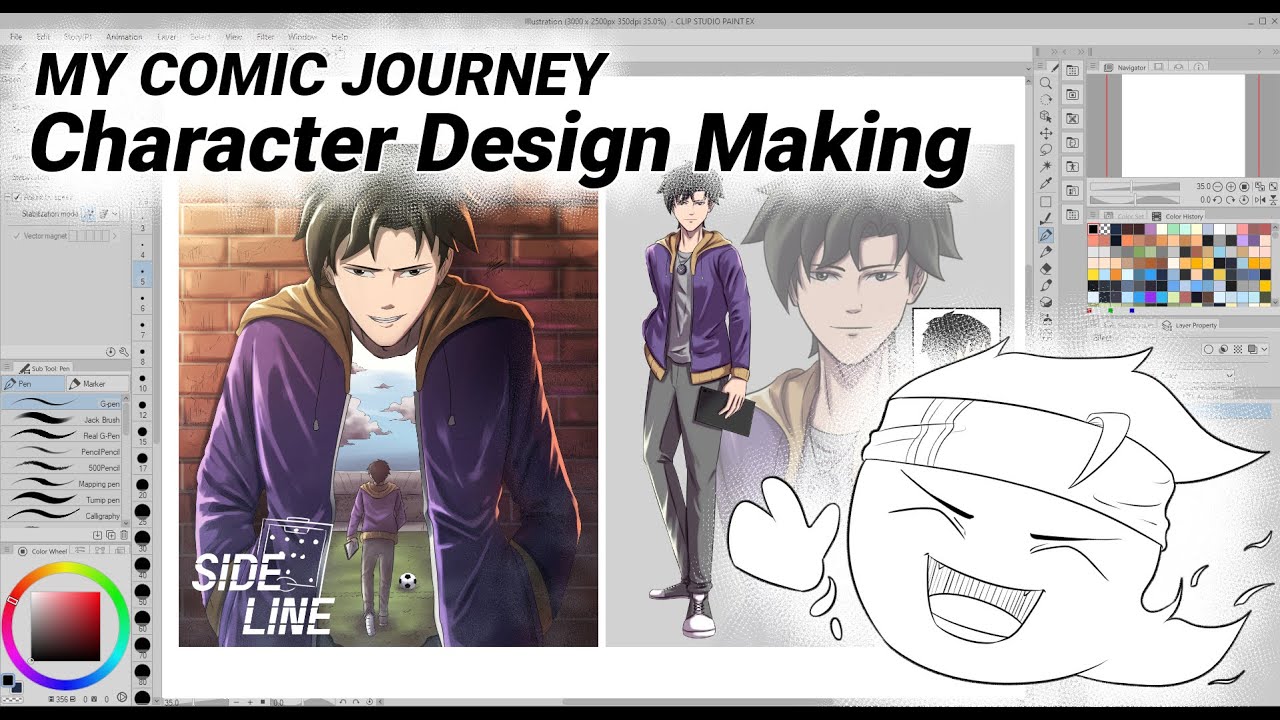MY COMIC JOURNEY #2 - Character Design Making