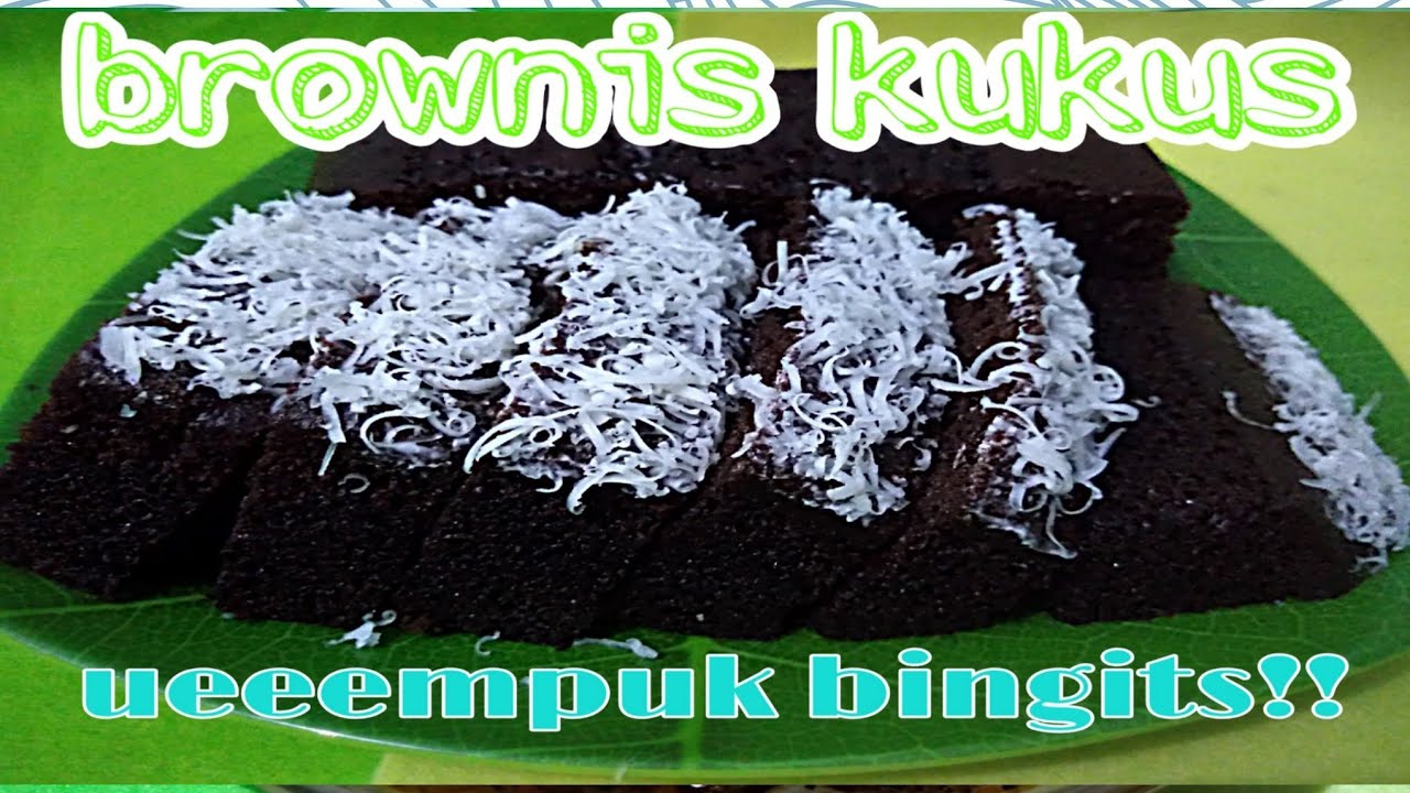 Brownies kukus chocolatos anti gagal,no mixer YouTube
