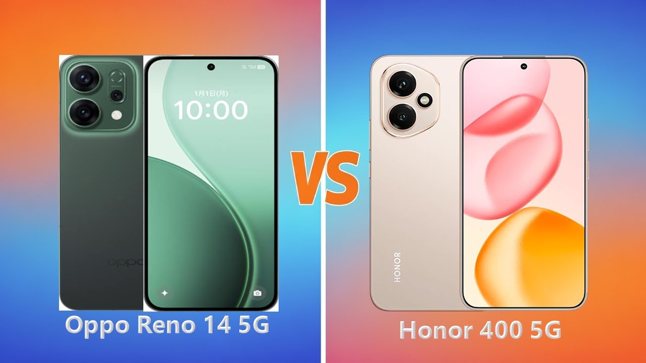 Oppo Reno 14 vs Honor 400