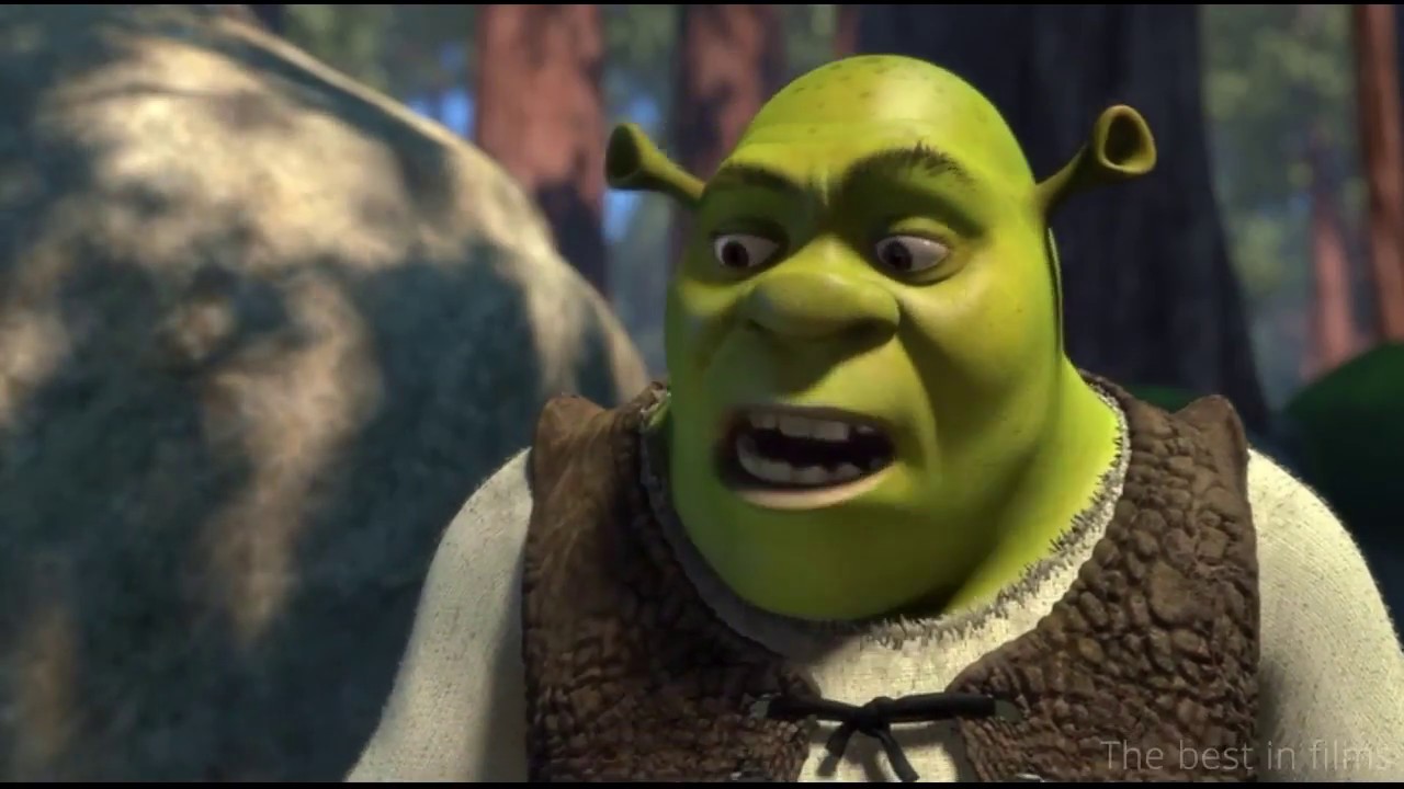 Мультфильм Шрек .Осёл знакомится со Шреком. Первая встреча. - YouTube