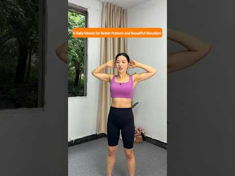 Do These 4 Exercises Every Day to Improve Your Posture and Build Beautiful Shoulders