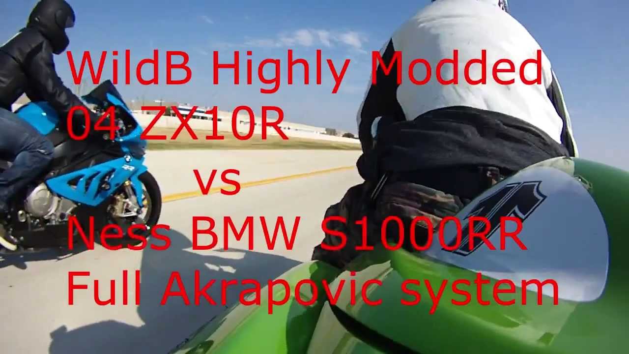 "Beast Mode"  Gen1 ZX10R vs BMW S1000RR and ZX14R