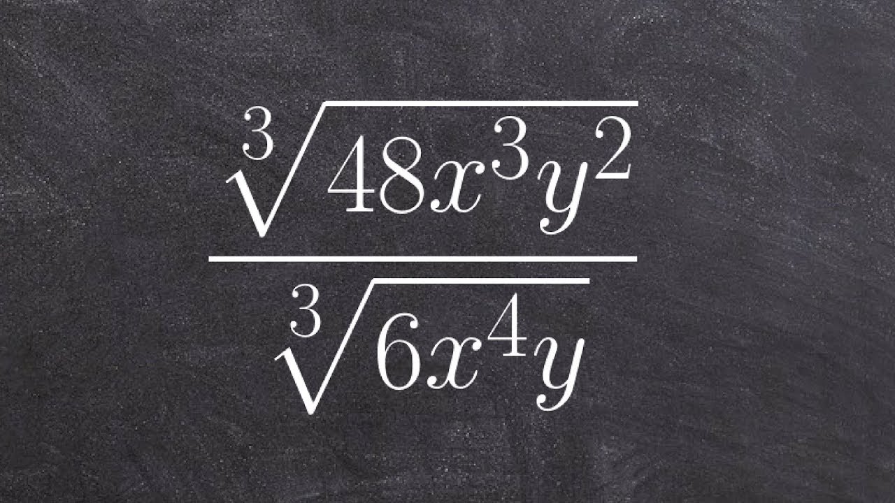 Learn How To Divide Two Radical Expressions Of The Third Root YouTube learn-how-to-divide-two-radical-expressions-of-the-third-root-youtube