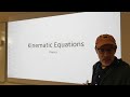Tues. 9/30 and Wed. 10/1 - Kinematic Equations (Part 1)