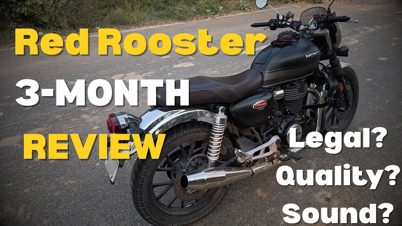 Эпизод 14: Обзор выхлопной системы Red Rooster от Honda H’ness за 3 месяца | Реальный звук, произ...