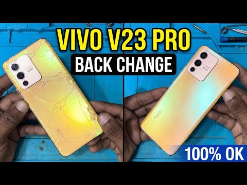 Vivo v23 pro back glass change / vivo v23 pro back panel change / vivo y23 pro back open/disassembly