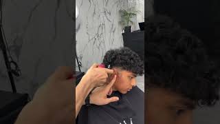 Burst Fade Tutorial with Clippers and Lineup Basics #fade #barber #lineup