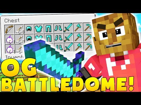 OG MINECRAFT MODDED BATTLEDOME - MINECRAFT MOD CHALLENGE | JeromeASF parody or satire