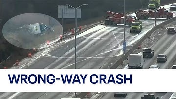 Wrong-way crash; driver hit semi head-on, seriously injured | FOX6 News Milwaukee