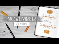 PLAN WITH ME || November 2019 Bullet Journal Setup - Quote Spreads