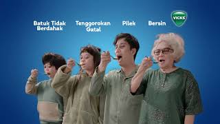 Lega, dengan Vicks Formula 44.